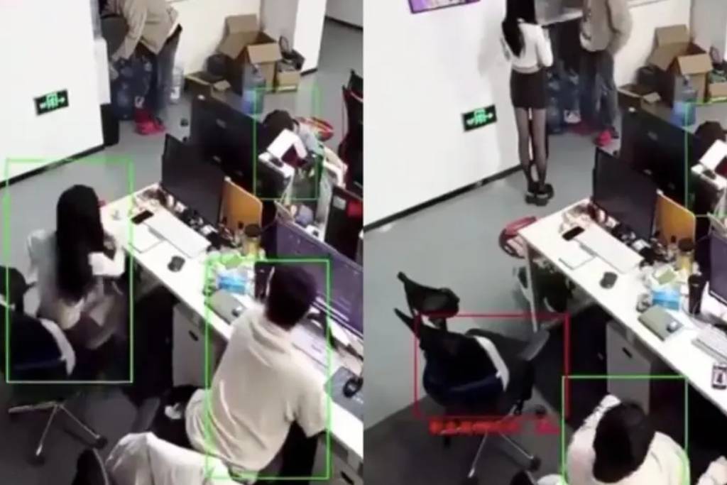 Video. En China te descuentan si te paras de tu lugar de trabajo
